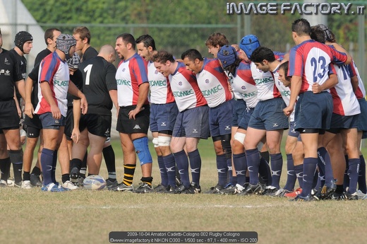 2009-10-04 Amatori Cadetti-Cologno 002 Rugby Cologno